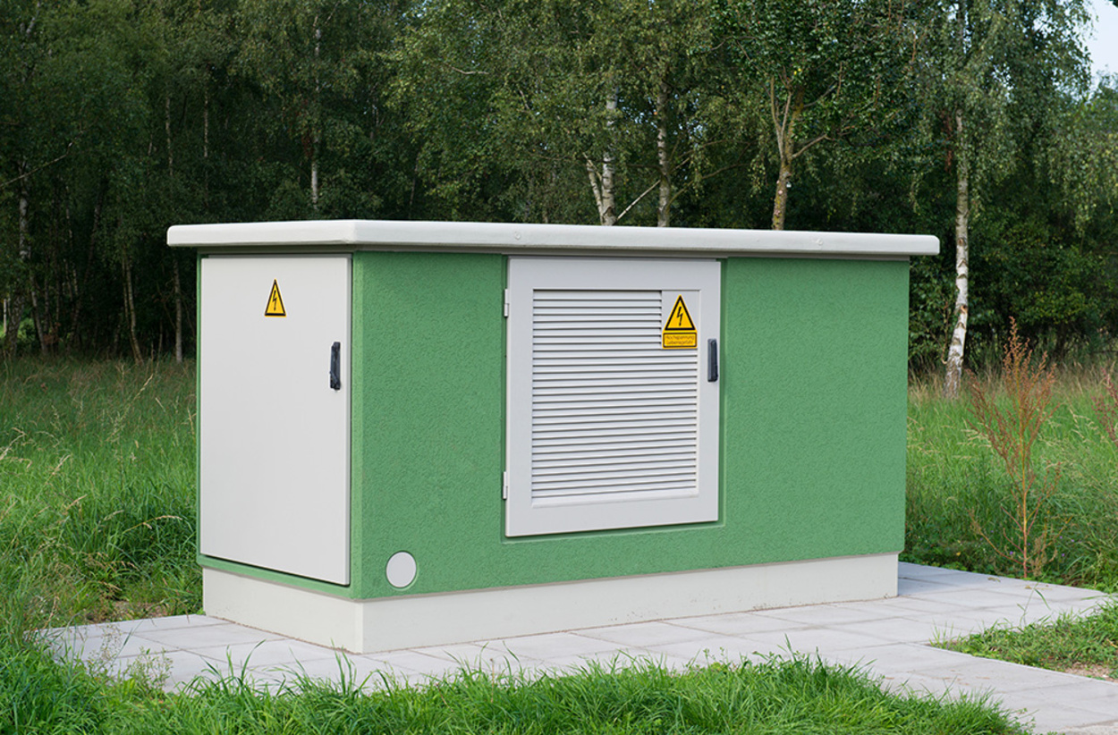 Trafo&shy;stationen bei Muster Elektro in Musterstadt